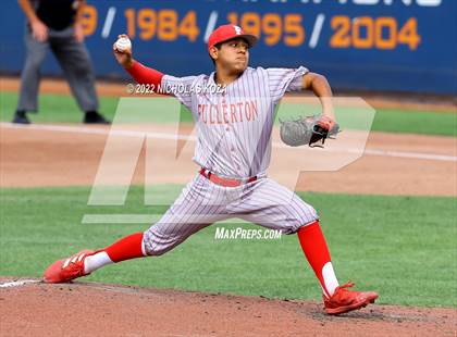 Thumbnail 1 in Fullerton vs. Tesoro (CIF SS D4 Finals) photogallery.