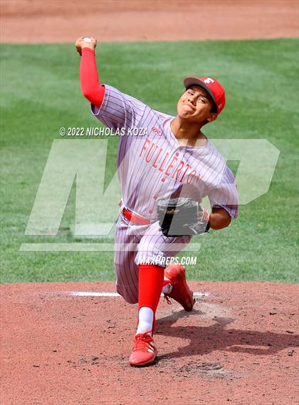 Thumbnail 2 in Fullerton vs. Tesoro (CIF SS D4 Finals) photogallery.