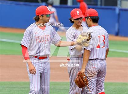 Thumbnail 1 in Fullerton vs. Tesoro (CIF SS D4 Finals) photogallery.