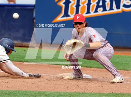 Thumbnail 2 in Fullerton vs. Tesoro (CIF SS D4 Finals) photogallery.