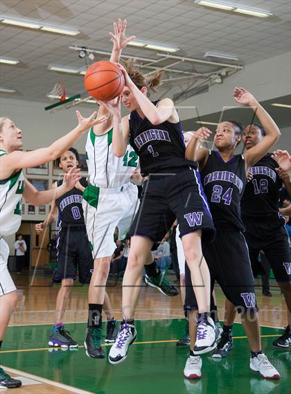 Thumbnail 2 in Triton Central vs Washington (IHSAA Sectional) photogallery.