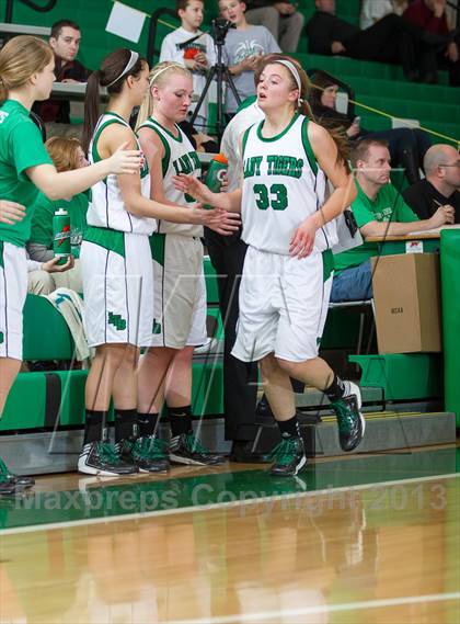 Thumbnail 2 in Triton Central vs Washington (IHSAA Sectional) photogallery.