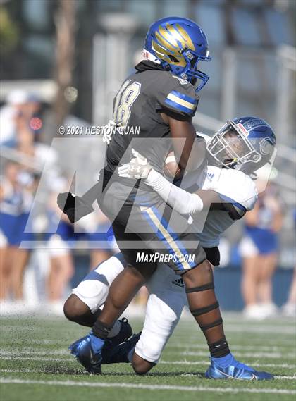 Thumbnail 1 in Santa Margarita @ Nolan Catholic (Trinity League Showcase) photogallery.
