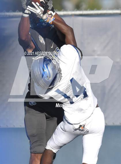 Thumbnail 1 in Santa Margarita @ Nolan Catholic (Trinity League Showcase) photogallery.