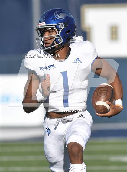 Thumbnail 3 in Santa Margarita @ Nolan Catholic (Trinity League Showcase) photogallery.