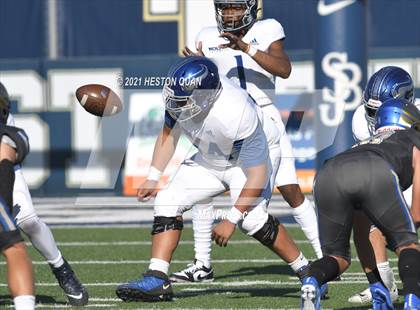 Thumbnail 1 in Santa Margarita @ Nolan Catholic (Trinity League Showcase) photogallery.