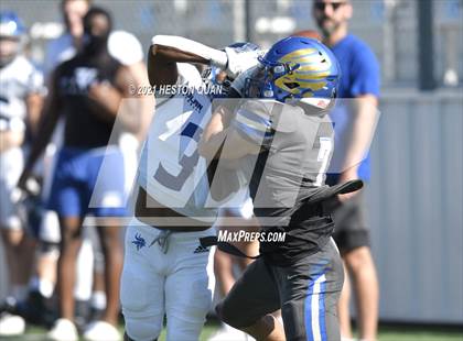 Thumbnail 1 in Santa Margarita @ Nolan Catholic (Trinity League Showcase) photogallery.