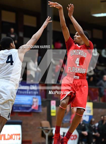 Thumbnail 2 in Evanston vs Homewood-Flossmoor (War on the Shore) photogallery.
