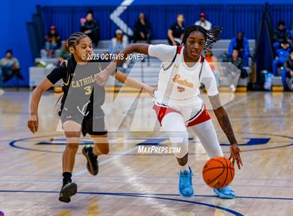 Thumbnail 2 in Catholic vs Elizabeth Seton (The St. James MLK Classic) photogallery.