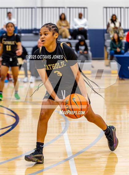 Thumbnail 2 in Catholic vs Elizabeth Seton (The St. James MLK Classic) photogallery.