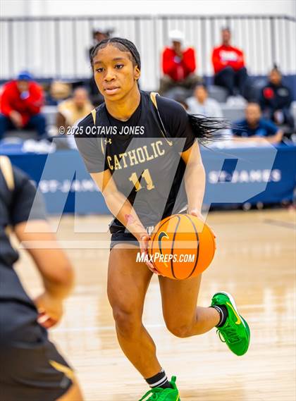 Thumbnail 1 in Catholic vs Elizabeth Seton (The St. James MLK Classic) photogallery.