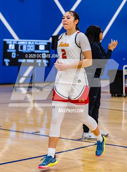 Thumbnail 2 in Catholic vs Elizabeth Seton (The St. James MLK Classic) photogallery.