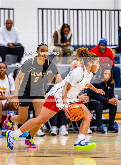 Thumbnail 3 in Catholic vs Elizabeth Seton (The St. James MLK Classic) photogallery.