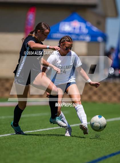 Thumbnail 1 in Prosper vs. Katy Seven Lakes (UIL 6A Soccer Semifinal) photogallery.