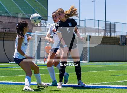 Thumbnail 1 in Prosper vs. Katy Seven Lakes (UIL 6A Soccer Semifinal) photogallery.