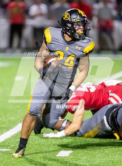 Thumbnail 3 in St. Frances Academy vs. Mater Dei (Trinity League vs. USA Showcase) photogallery.