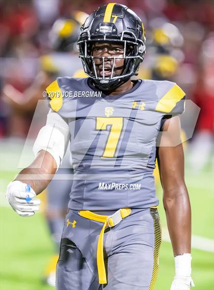 Thumbnail 1 in St. Frances Academy vs. Mater Dei (Trinity League vs. USA Showcase) photogallery.