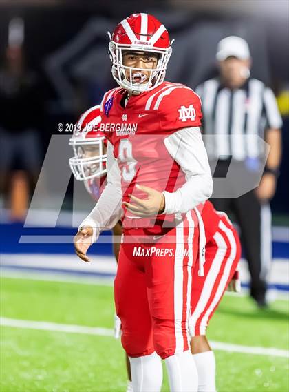 Thumbnail 2 in St. Frances Academy vs. Mater Dei (Trinity League vs. USA Showcase) photogallery.