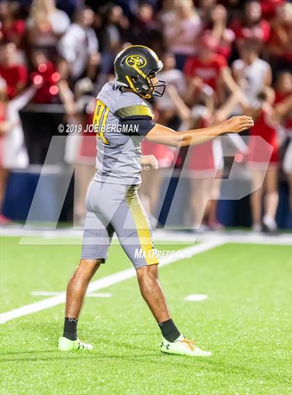 Thumbnail 1 in St. Frances Academy vs. Mater Dei (Trinity League vs. USA Showcase) photogallery.