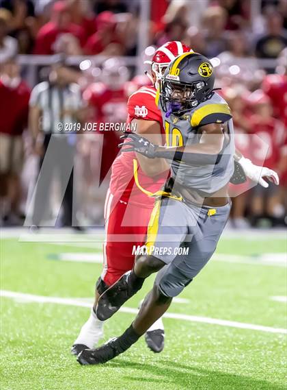 Thumbnail 1 in St. Frances Academy vs. Mater Dei (Trinity League vs. USA Showcase) photogallery.