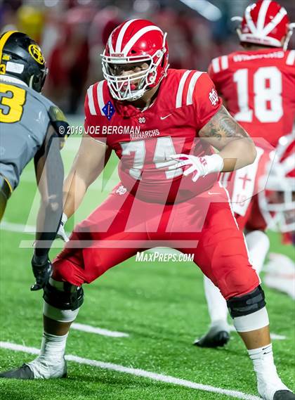 Thumbnail 1 in St. Frances Academy vs. Mater Dei (Trinity League vs. USA Showcase) photogallery.