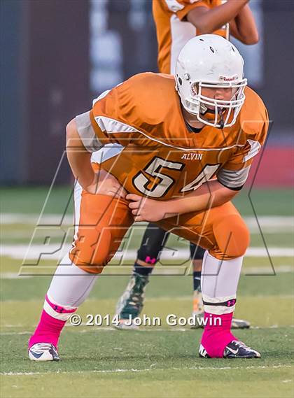 Thumbnail 1 in Alvin Orange Freshmen vs Dobie A Freshmen photogallery.