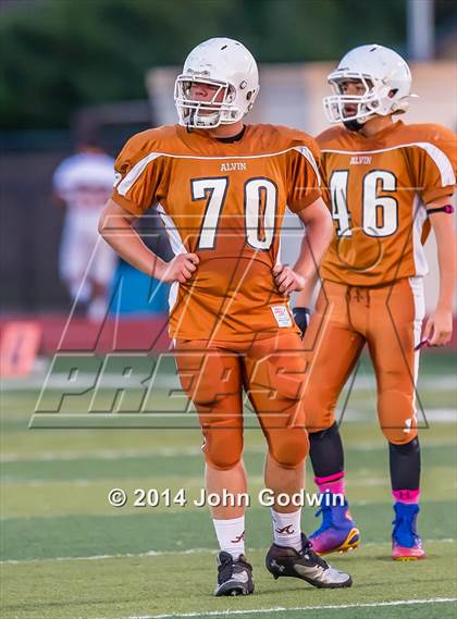 Thumbnail 3 in Alvin Orange Freshmen vs Dobie A Freshmen photogallery.