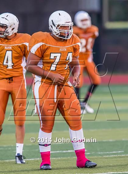 Thumbnail 2 in Alvin Orange Freshmen vs Dobie A Freshmen photogallery.
