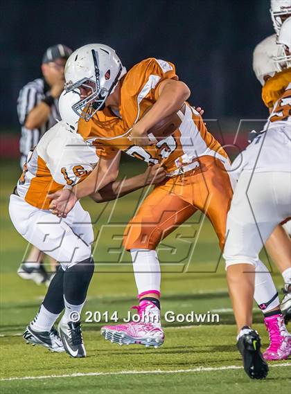 Thumbnail 3 in Alvin Orange Freshmen vs Dobie A Freshmen photogallery.