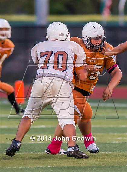 Thumbnail 2 in Alvin Orange Freshmen vs Dobie A Freshmen photogallery.