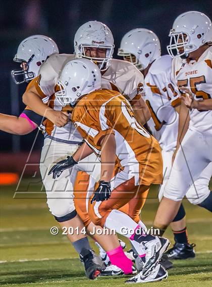 Thumbnail 3 in Alvin Orange Freshmen vs Dobie A Freshmen photogallery.