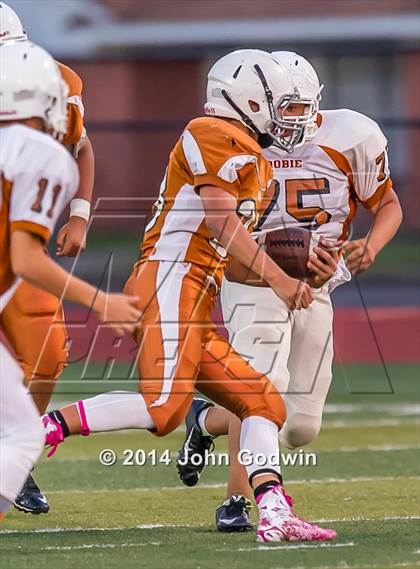 Thumbnail 3 in Alvin Orange Freshmen vs Dobie A Freshmen photogallery.