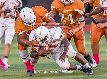 Thumbnail 1 in Alvin Orange Freshmen vs Dobie A Freshmen photogallery.