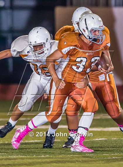 Thumbnail 2 in Alvin Orange Freshmen vs Dobie A Freshmen photogallery.