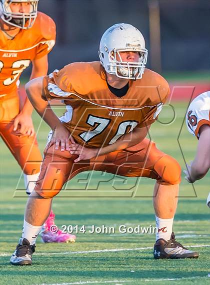Thumbnail 1 in Alvin Orange Freshmen vs Dobie A Freshmen photogallery.