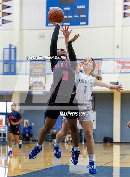Thumbnail 2 in San Leandro vs. Foothill (Newark Optimist Club Holiday Classic) photogallery.