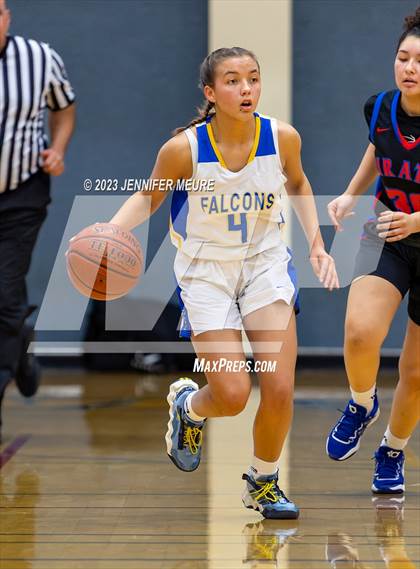 Thumbnail 2 in San Leandro vs. Foothill (Newark Optimist Club Holiday Classic) photogallery.