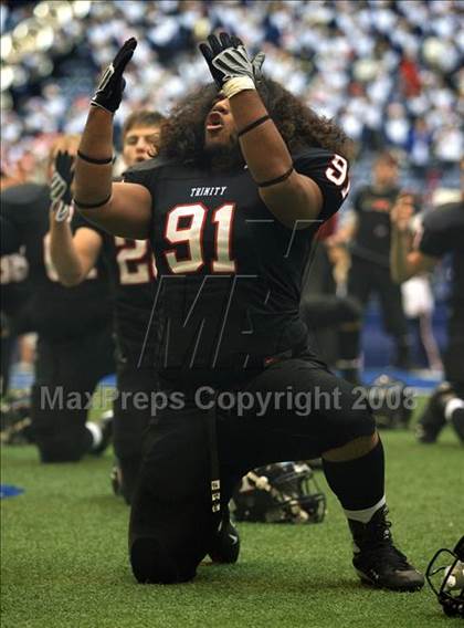 Thumbnail 3 in Trinity vs. Allen (Texas 5A D1 Region 1 Final) photogallery.