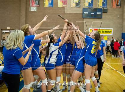Thumbnail 3 in Bakersfield Christian vs. San Joaquin Memorial (CIF CS D3 Final) photogallery.