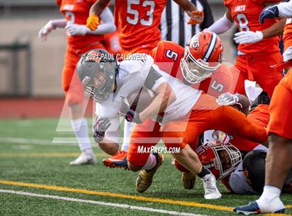 Thumbnail 2 in Monroe @ Lakes (WIAA 3A District Playoff) photogallery.
