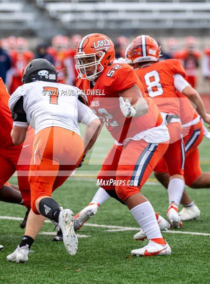 Thumbnail 2 in Monroe @ Lakes (WIAA 3A District Playoff) photogallery.