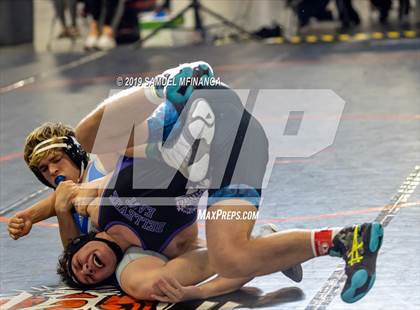 Thumbnail 3 in Papillion-LaVista South vs. Bellevue East (Flatwater Fracas Wrestling Tournament) photogallery.