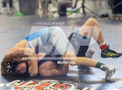 Thumbnail 3 in Papillion-LaVista South vs. Bellevue East (Flatwater Fracas Wrestling Tournament) photogallery.