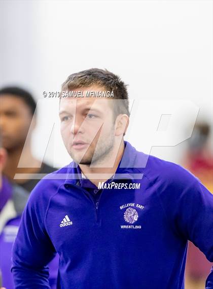 Thumbnail 2 in Papillion-LaVista South vs. Bellevue East (Flatwater Fracas Wrestling Tournament) photogallery.