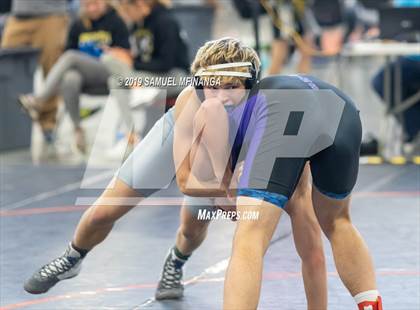 Thumbnail 3 in Papillion-LaVista South vs. Bellevue East (Flatwater Fracas Wrestling Tournament) photogallery.