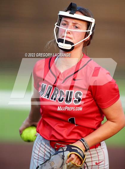 Thumbnail 1 in Marcus vs Timber Creek (UIL 6A Region Quarterfinal Game 2) photogallery.