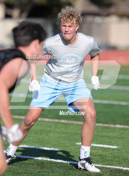 Thumbnail 1 in Menlo-Atherton @ Hillsdale (7v7 scrimmage) photogallery.