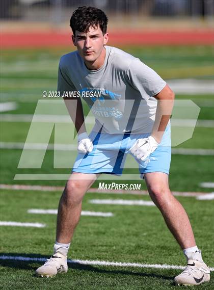 Thumbnail 1 in Menlo-Atherton @ Hillsdale (7v7 scrimmage) photogallery.