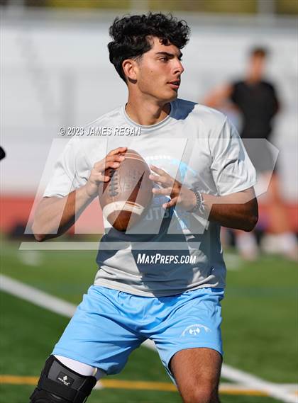 Thumbnail 1 in Menlo-Atherton @ Hillsdale (7v7 scrimmage) photogallery.