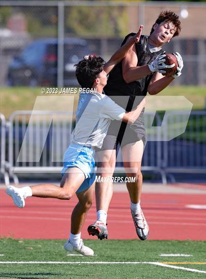 Thumbnail 3 in Menlo-Atherton @ Hillsdale (7v7 scrimmage) photogallery.